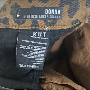 KUT high rise ankle skinny